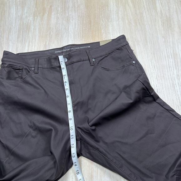 NWT Chico’s Perfect Stretch Girlfriend Bootcut Pants Dark Brown Classic Rise 16 - Picture 7 of 13